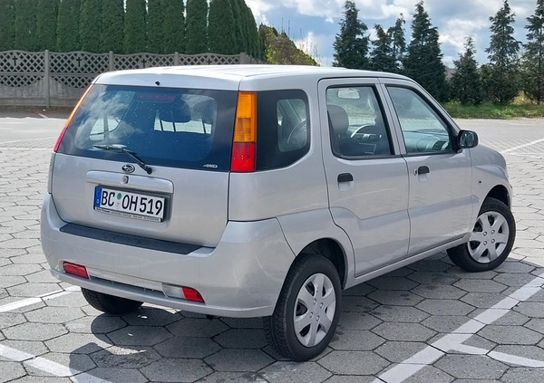 Subaru Justy cena 14400 przebieg: 154000, rok produkcji 2004 z Opalenica małe 352